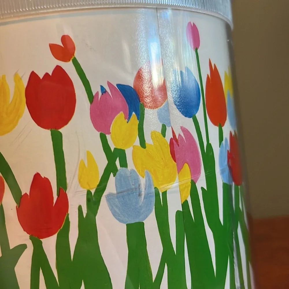 Vintage St. Tropez Mod Ice Bucket Tulip 60s‎ 70s Colorful Spring Summer Audrey